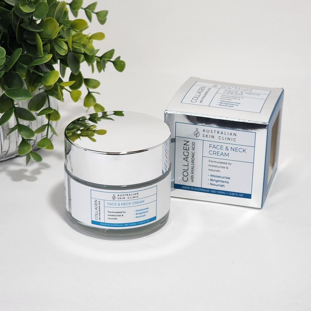 Australian Skin Clinic Collagen & Hyaluronic Acid Face & Neck Cream 3.38 fl oz